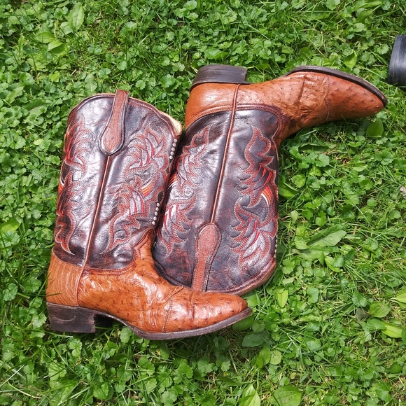 Arandas Other - 💖Host Pick 💖Arandas Western Boots Ostrich Print